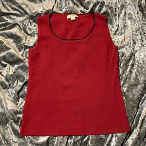 Red Ann Taylor sweater vest